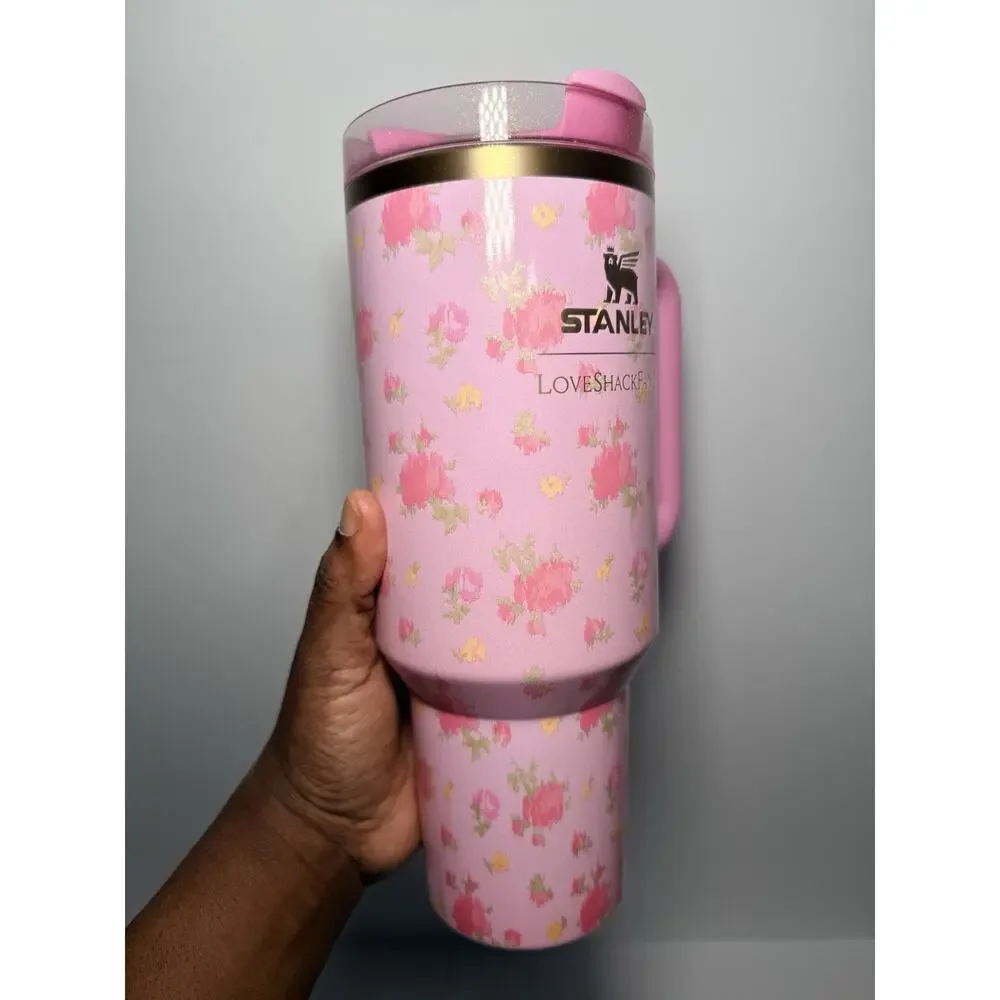 Stanley X Love Shack Fancy IBIZA SUNSET 40oz Quencher Tumbler BNWT BNIB LSF - Picture 5 of 8